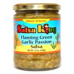 Flaming Green Garlic Passion Salsa